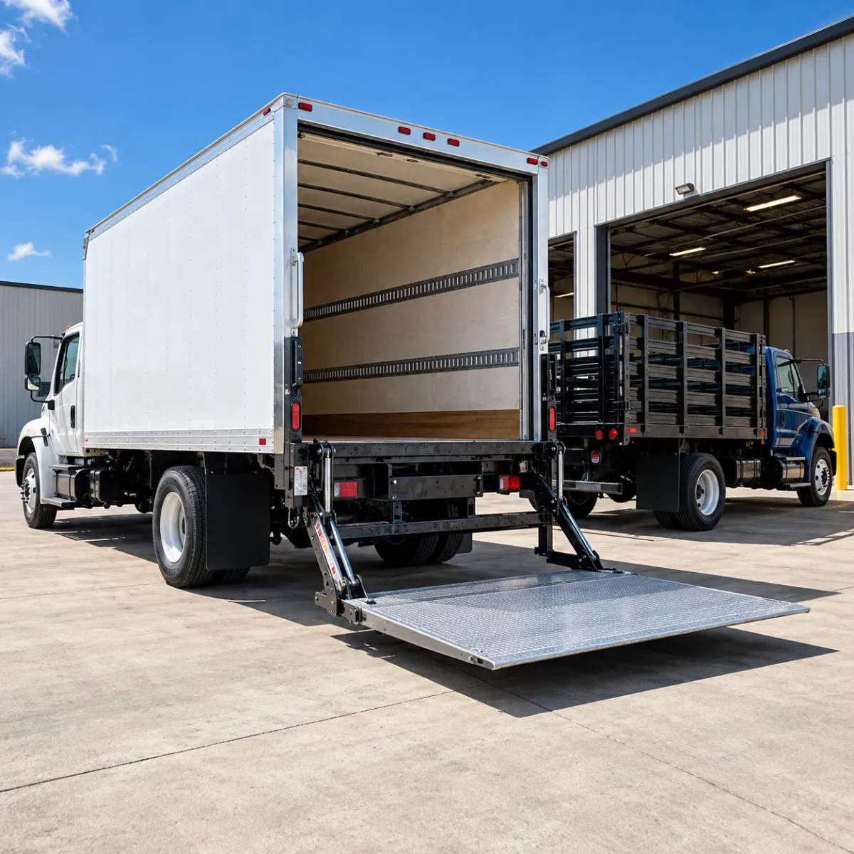 Tommy Gate, Maxon and Waltco liftgates on commercial trucks
